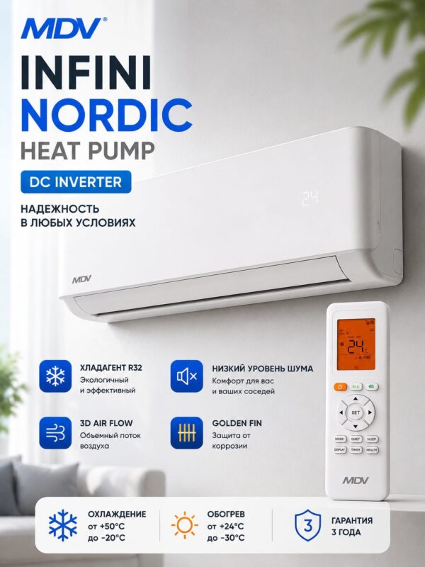 MDV INFINI Nordic Heat Pump