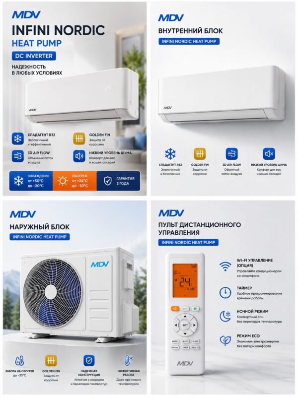 MDV INFINI Nordic Heat Pump