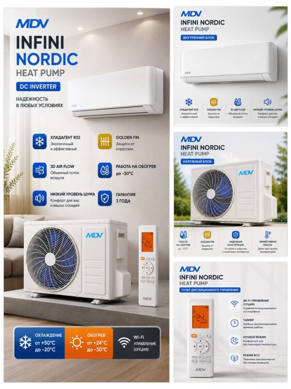 MDV INFINI Nordic Heat Pump