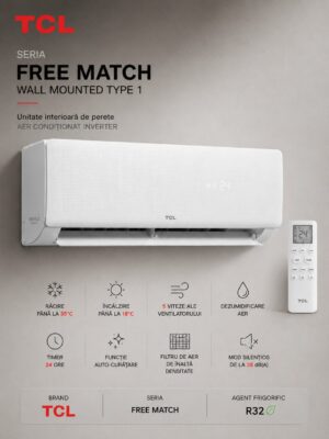 TCL Free Match Wall Mounted Type 1 (ВНЕШНИЙ БЛОК)1RO TCL Free Match Wall Mounted Type 1 (ВНУТРЕННИЙ БЛОК)