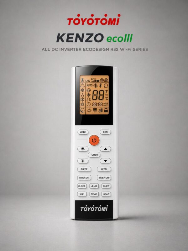 Toyotomi KENZO ecoIII ALL DC Inverter Ecodesign R32 Wi-Fi Series