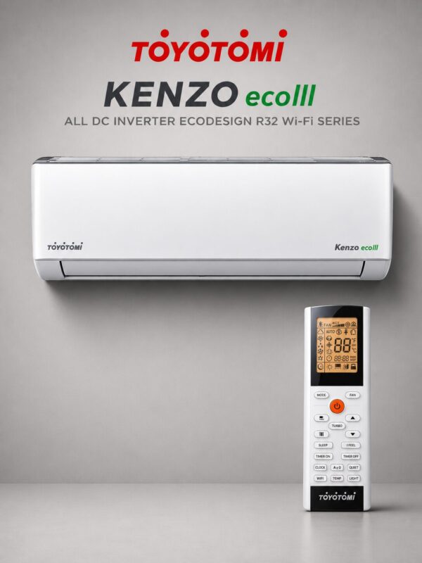 Toyotomi KENZO ecoIII ALL DC Inverter Ecodesign R32 Wi-Fi Series